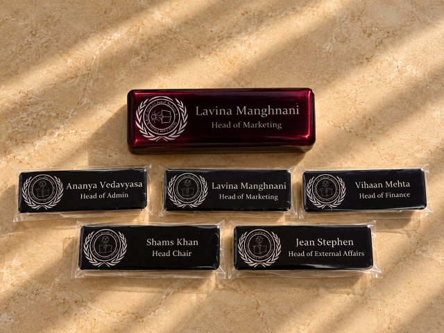 Model United Nations Executive Acrylic Badges